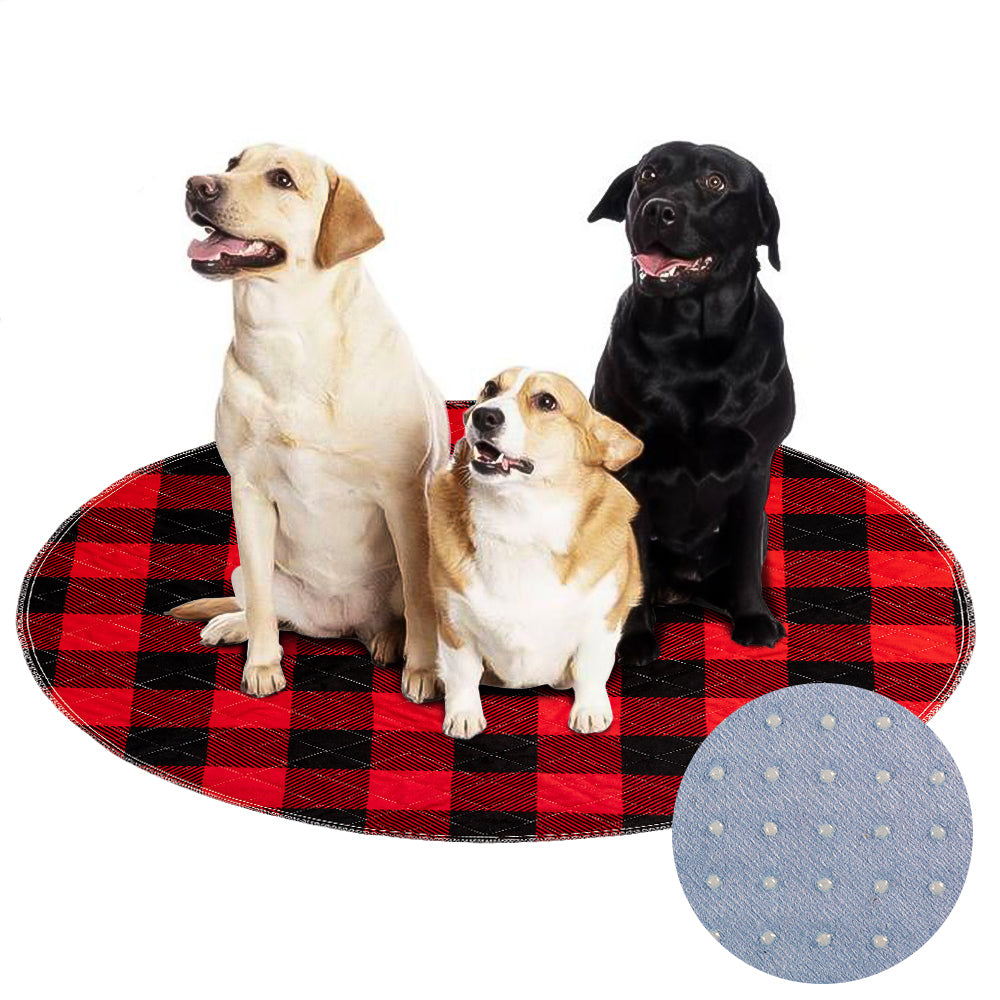 Plaid Dog Pee Pads