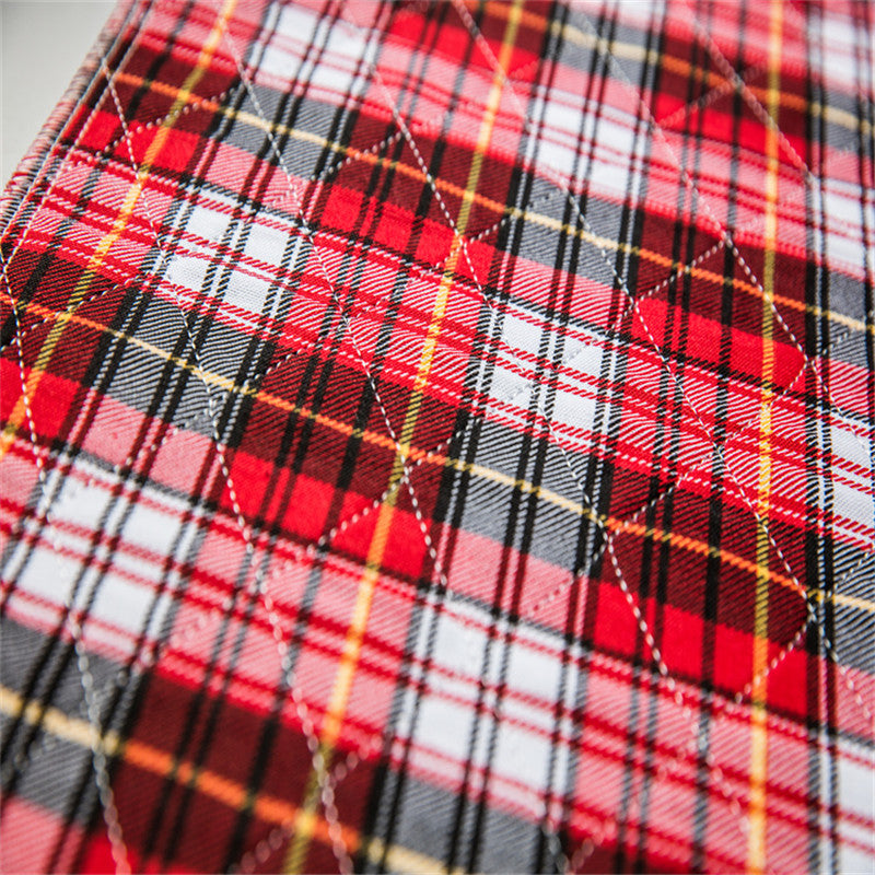 Washable Plaid Puppy Pads