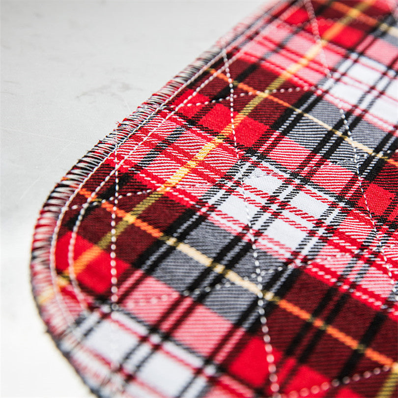 Washable Plaid Puppy Pads