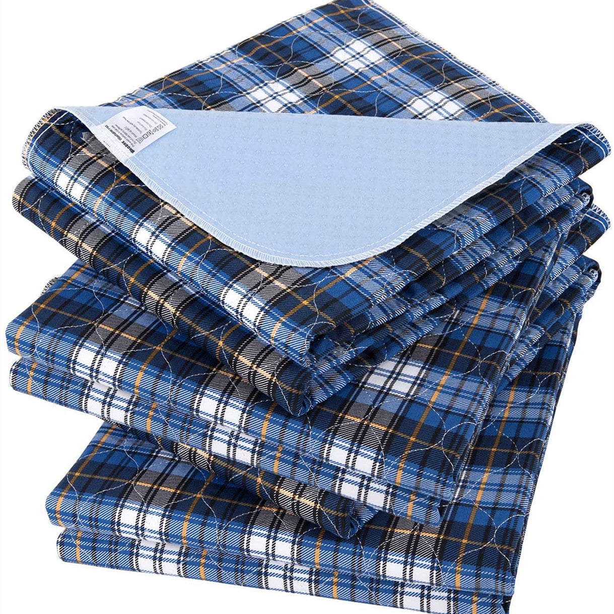 Plaid Waterproof Bed Pads