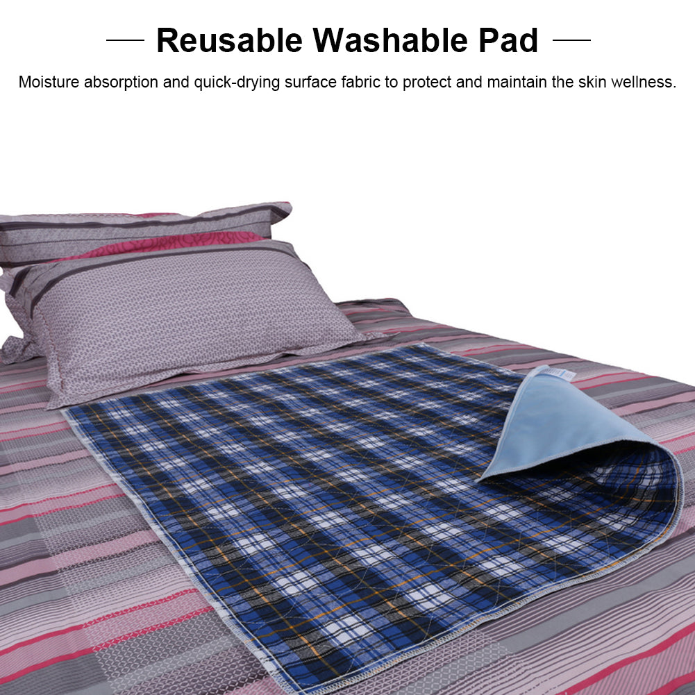 Plaid Washable Bed Underpads Wholesale Adult Incontinence Waterproof –  Jambopads
