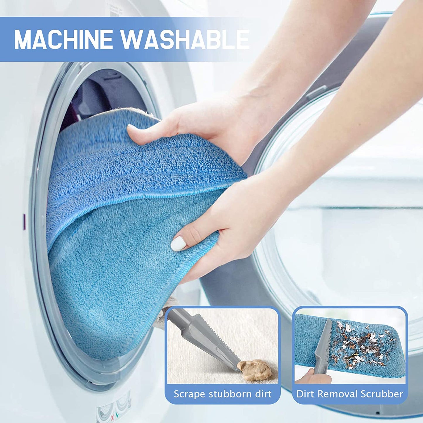 Floor Cleaning Microfiber Mop Head