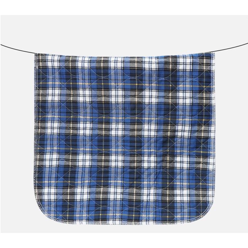 Plaid Washable Underpad For Bed