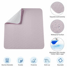 Load image into Gallery viewer, Washable Incontinence Bed Underpads
