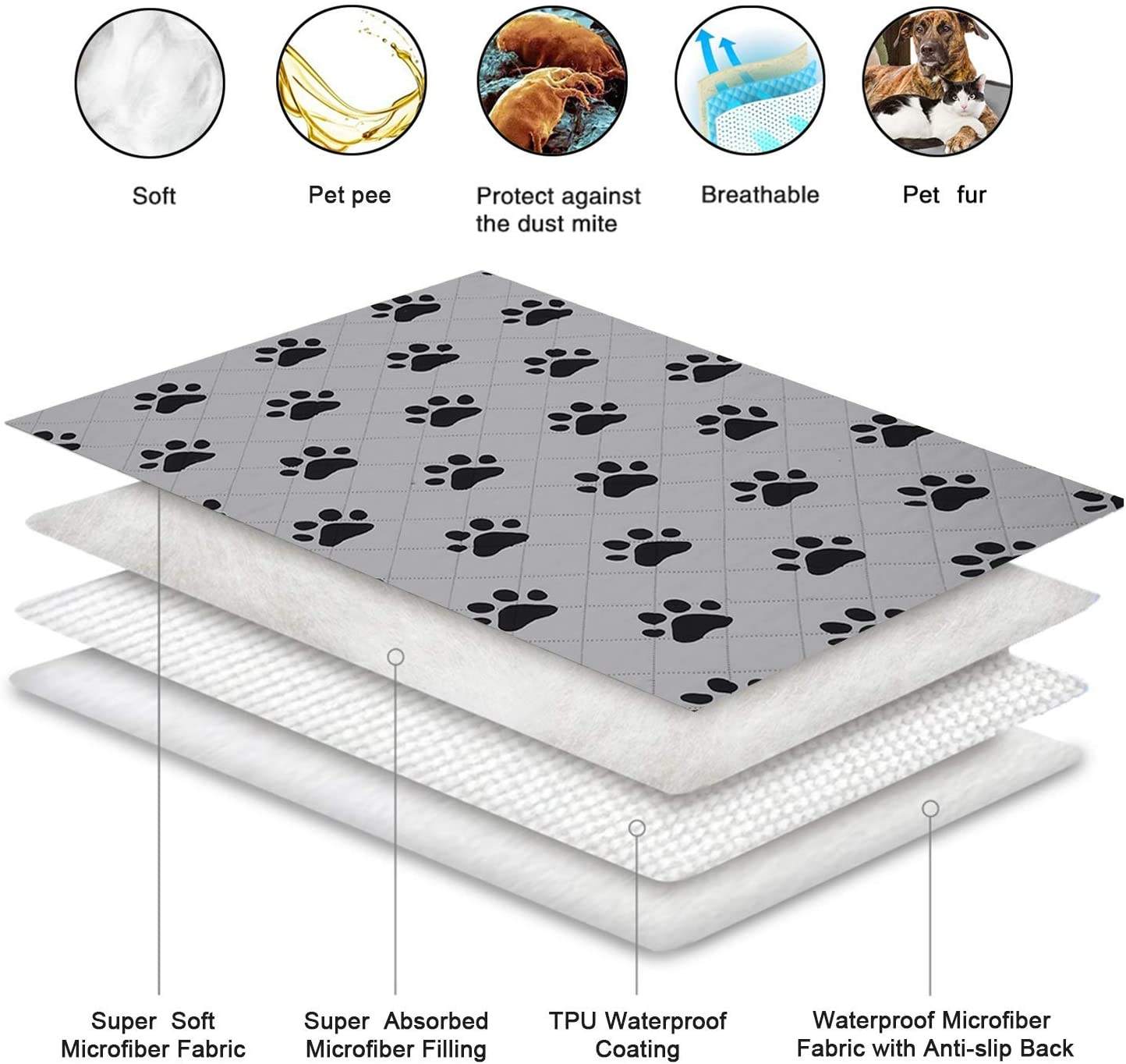 4 Layers Puppy Pads