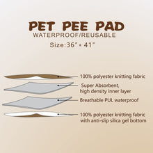 Load image into Gallery viewer, Beige Absorbent Puppy Pee Pads
