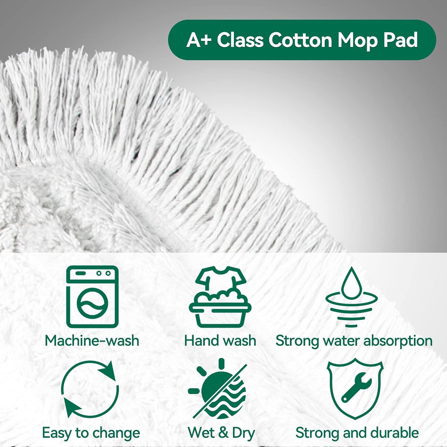 Wet Microfiber Mop Pad OEM