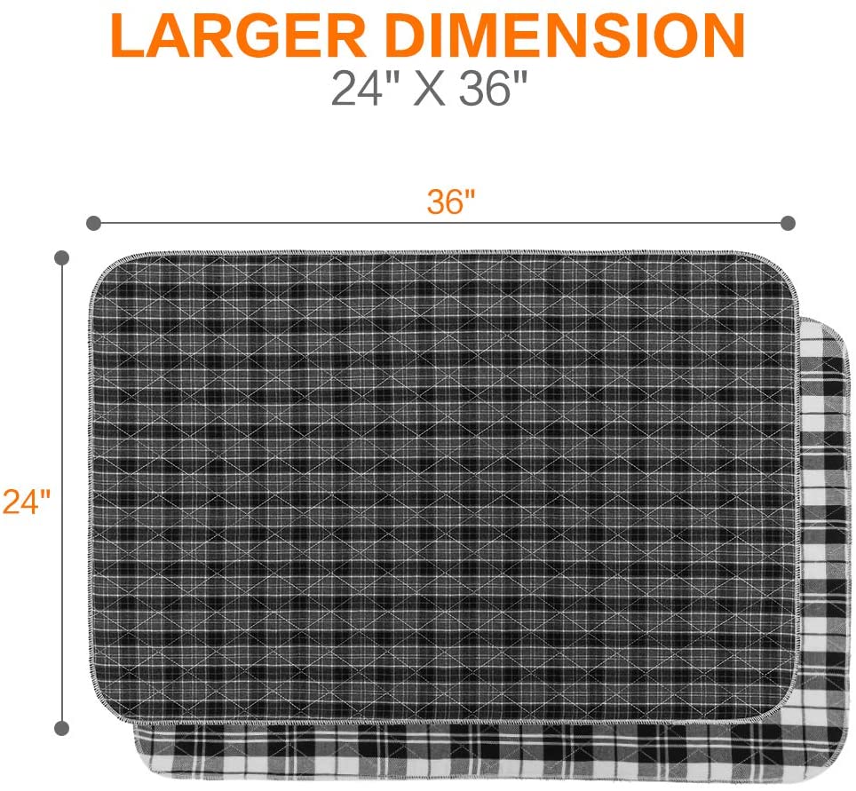 Leak Proof Plaid Puppy Pads