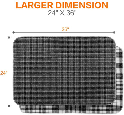 Leak Proof Plaid Puppy Pads