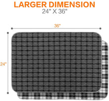 Load image into Gallery viewer, Leak Proof Plaid Puppy Pads
