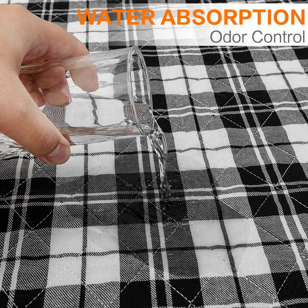 Leak Proof Plaid Puppy Pads