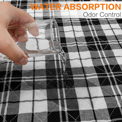 Leak Proof Plaid Puppy Pads