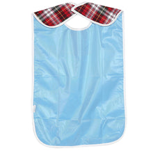 Load image into Gallery viewer, Washable Plaid Adult Bibs
