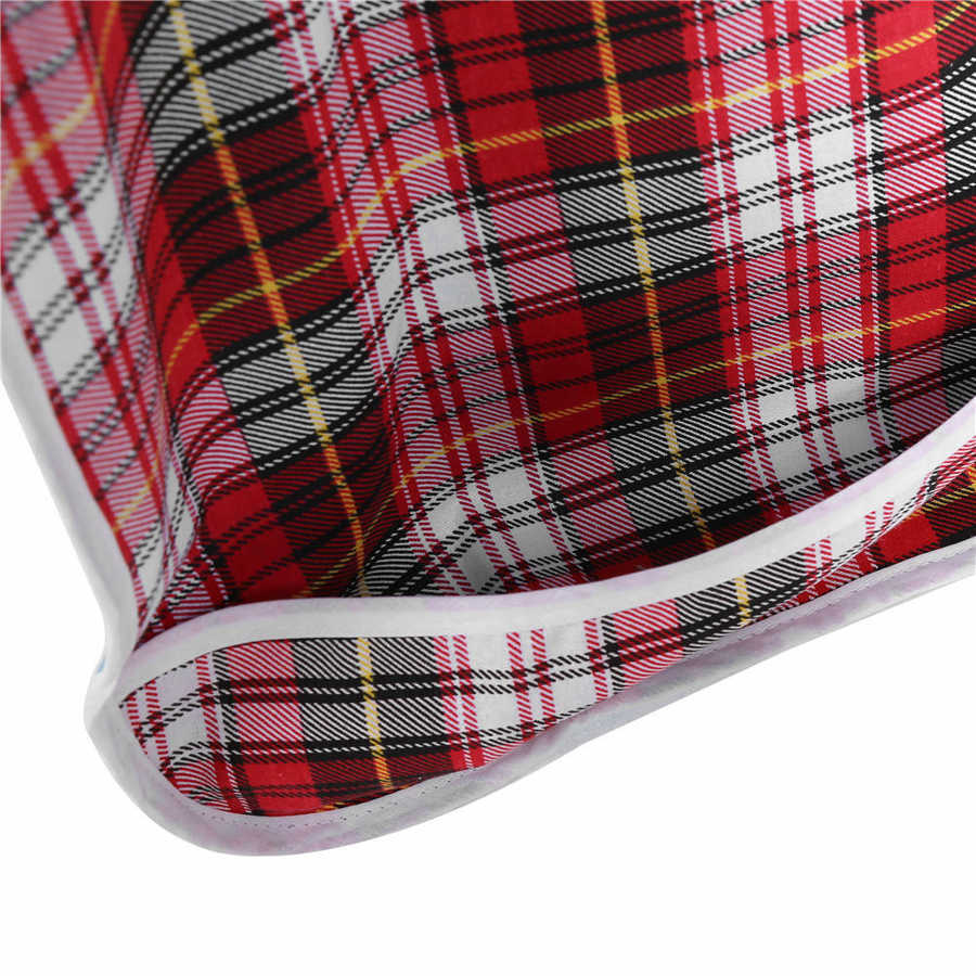 Washable Plaid Adult Bibs