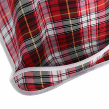 Load image into Gallery viewer, Washable Plaid Adult Bibs
