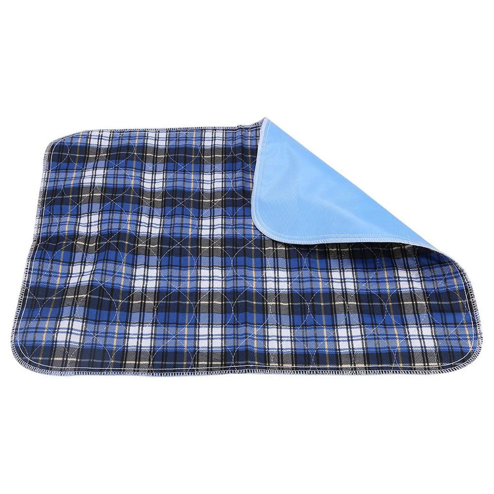 Plaid Washable Bed Underpads