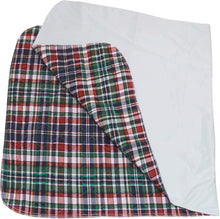 Load image into Gallery viewer, Plaid Washable Bed Underpads
