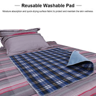 Plaid Washable Bed Underpads