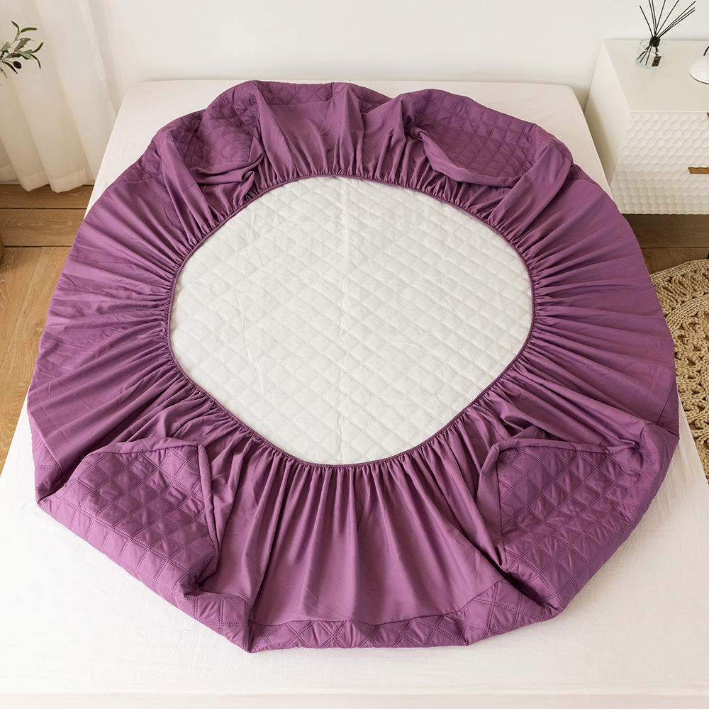 Solid Waterproof Mattress Protector