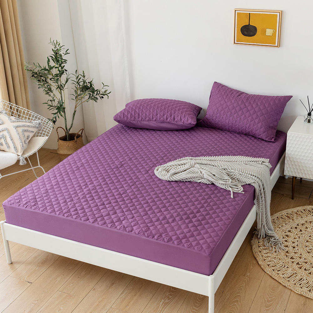 Solid Waterproof Mattress Protector