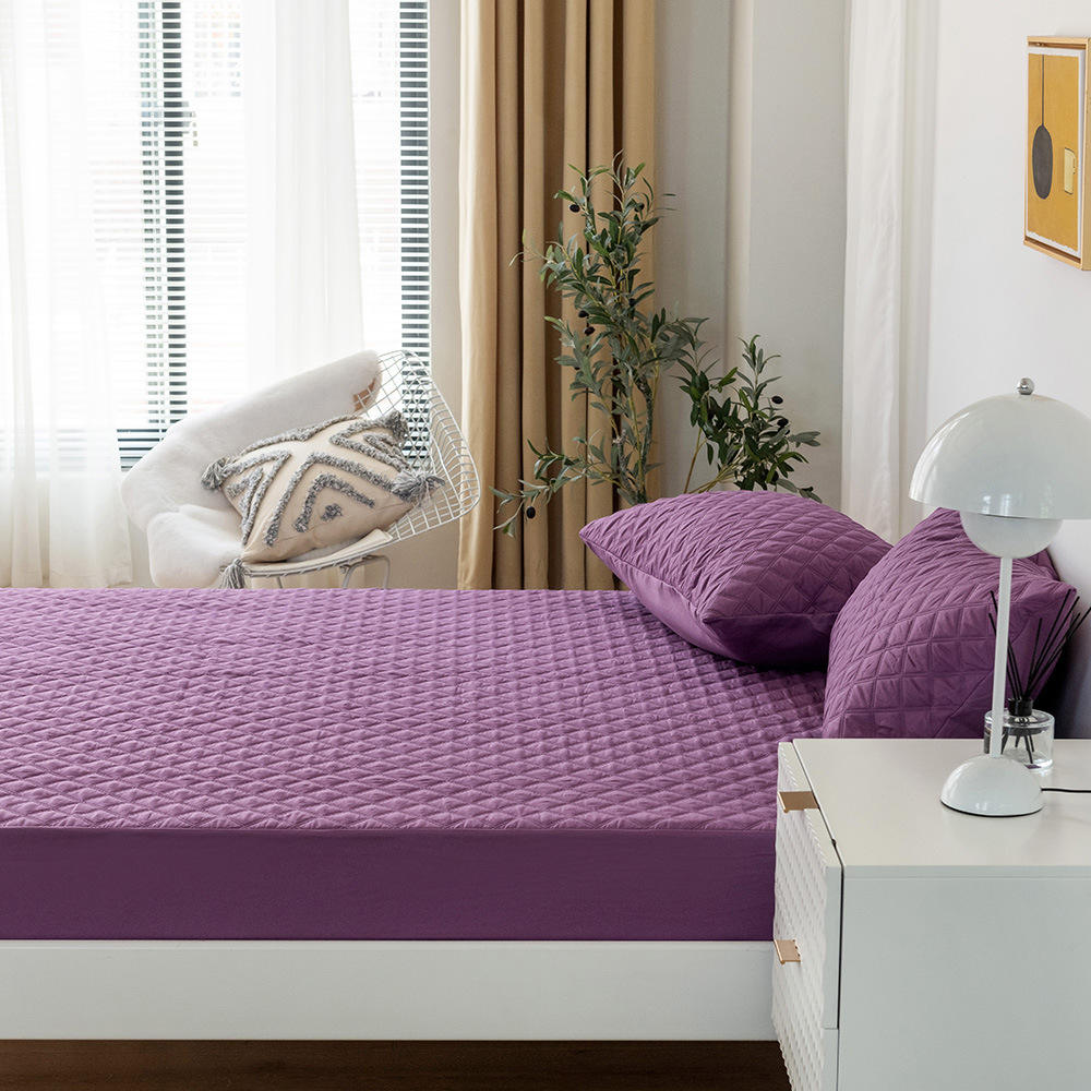 Solid Waterproof Mattress Protector