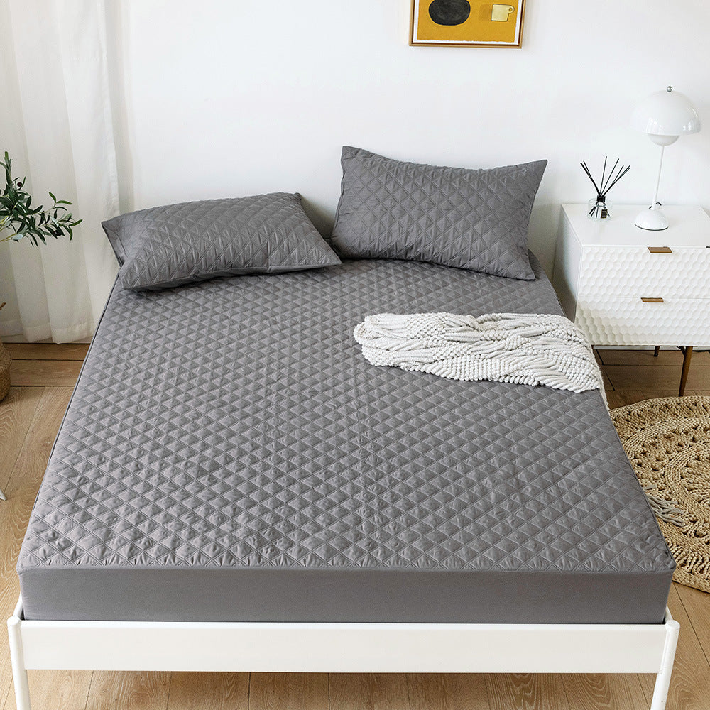 Solid Waterproof Mattress Protector