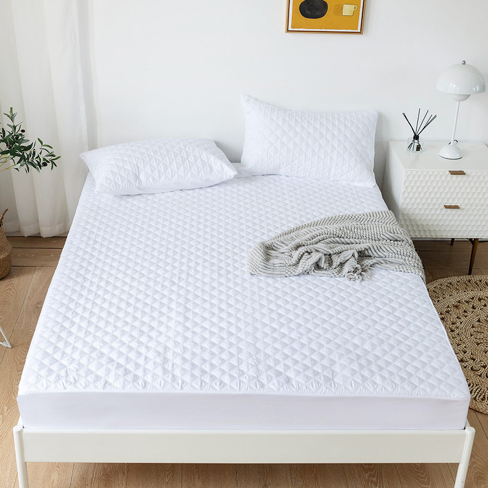 Solid Waterproof Mattress Protector