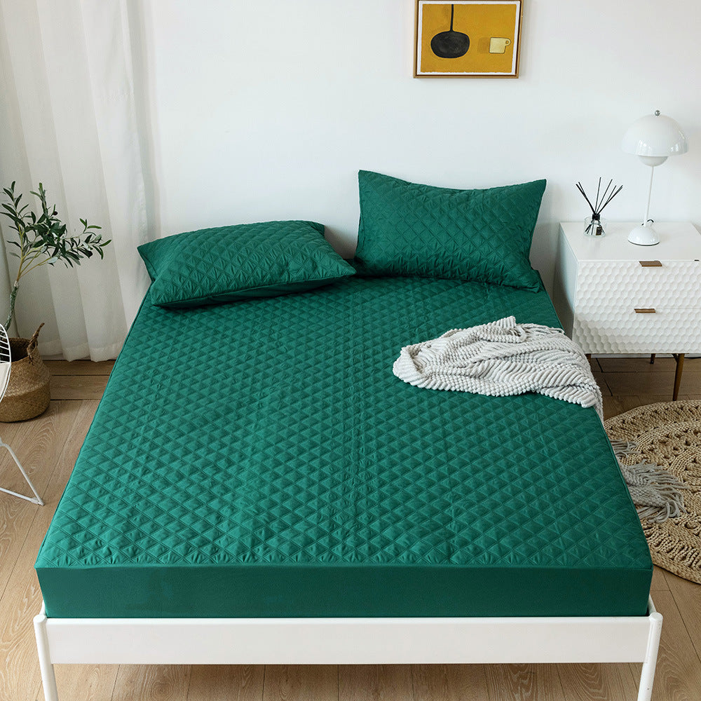 Solid Waterproof Mattress Protector