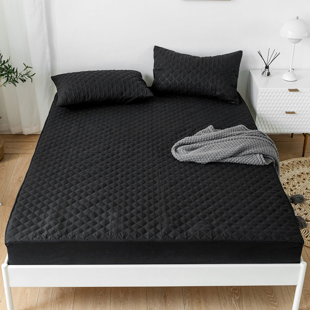 Solid Waterproof Mattress Protector