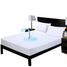 Load image into Gallery viewer, Solid White Mattress Protector
