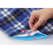 Load image into Gallery viewer, Plaid Washable Underpad For Bed
